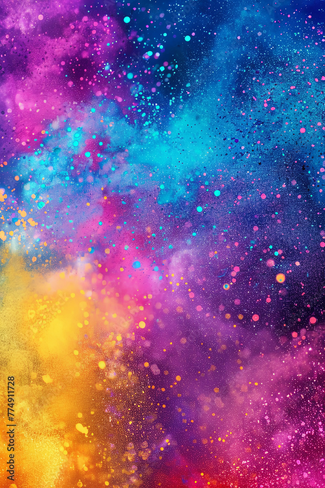 Colorful powder texture pattern for background