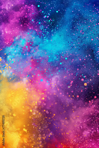 Colorful powder texture pattern for background