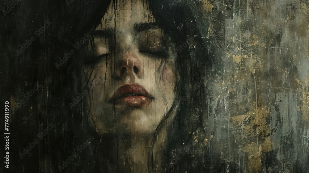 An evocative portrait of an enigmatic figure, shrouded in mystery and rendered with precision using oil paints. An evocative portrait of an enigmatic figure, shrouded in mystery and rendered with precision using oil paints.