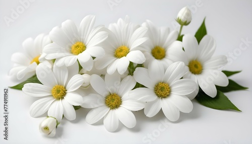 White Flowers on white