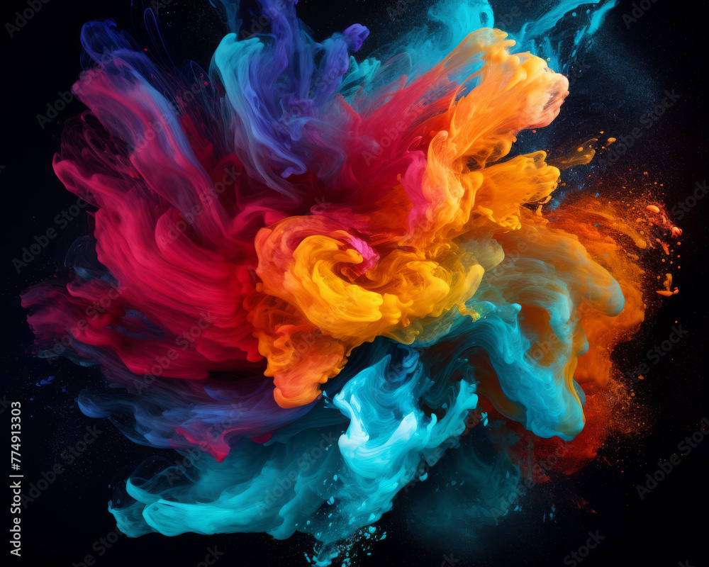 Fototapeta premium Colorful Smoke Background