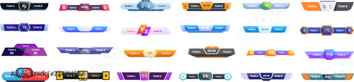 Scoreboard cricket icons set cartoon vector. Sport team. Game result photo