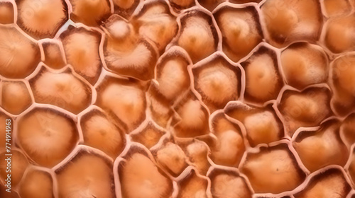 The intricate design of an octopus s skin is a fascinating sight  created by the presence of tiny chromatophores that allow it to change its color and texture.