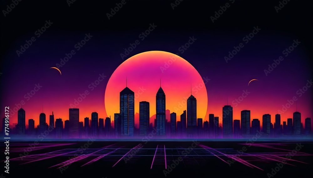 cityscape and moon (60)