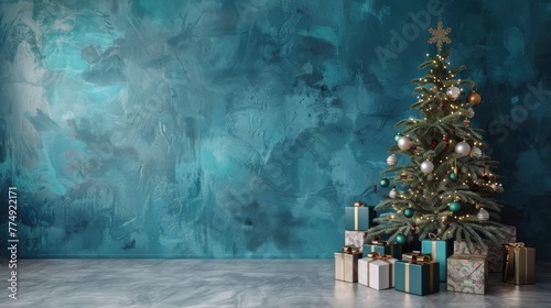 Small Christmas Tree With Presents