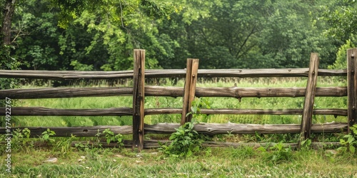 Rustic Split-Rail Cedar Fence