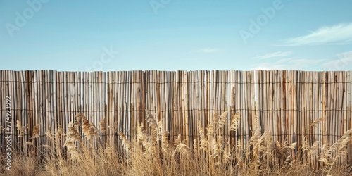 Tall Reed Fencing for a natural and flexible boundary