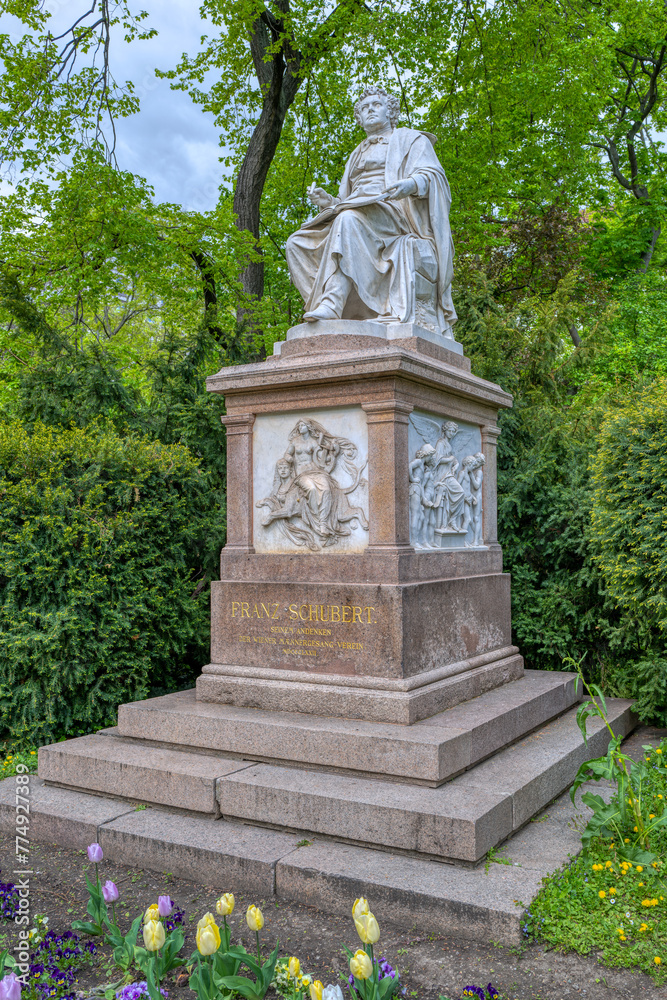 Franz Schubert Denkmal im Stadtpark Wien
