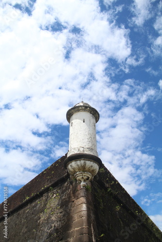 detaçhes da fortaleza de são jose de macapa, no amapa  photo