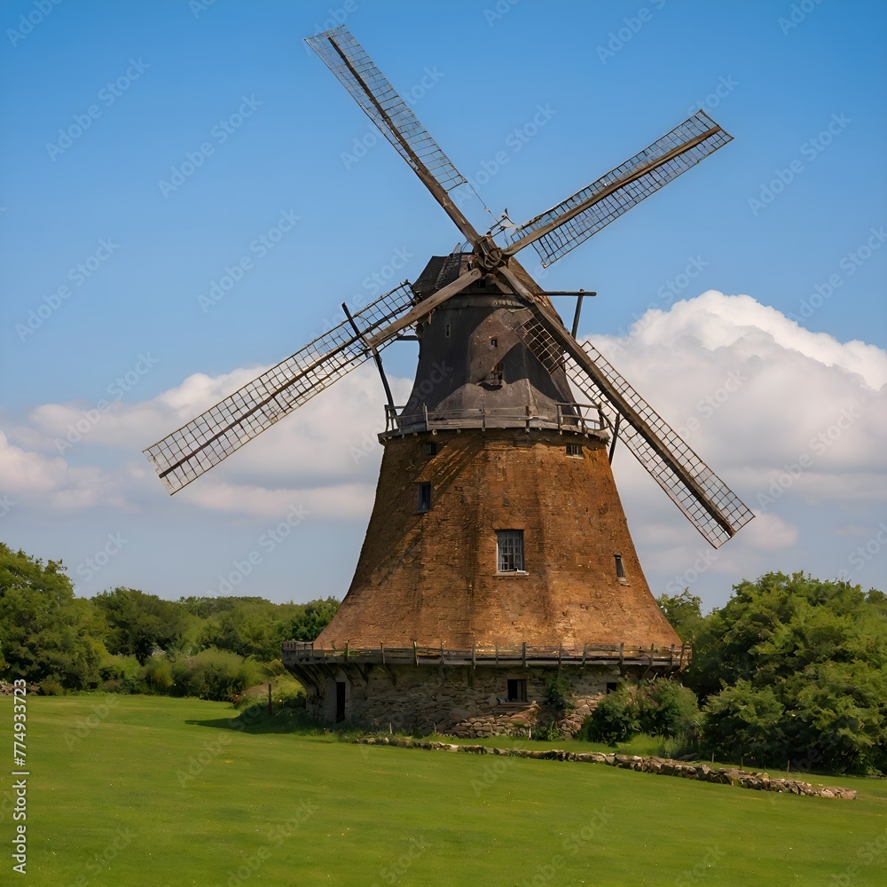windmill in the country
