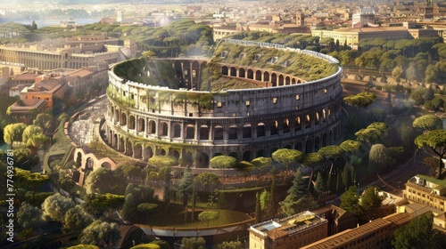 The Colosseum Reimagined as a Sustainable Urban Hub