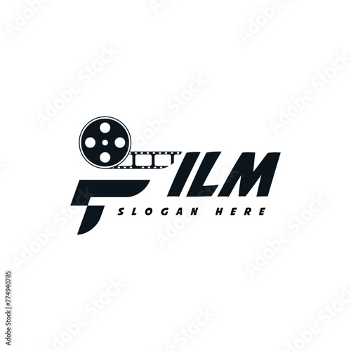 A black and white logo for the film industry