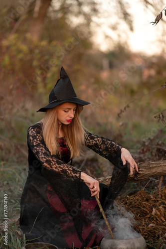 A witch in the forest 