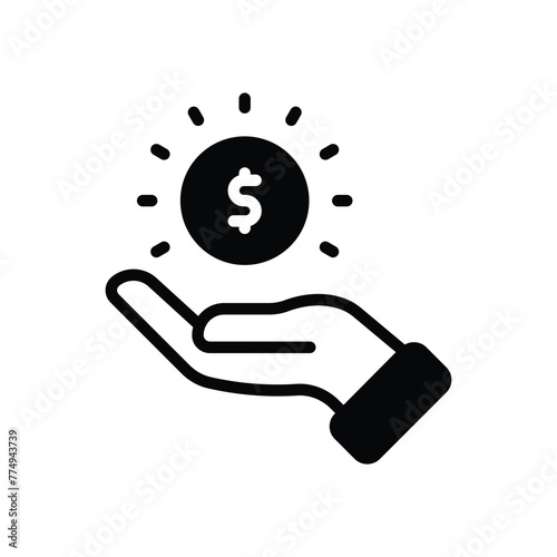 Loan Money vector icon