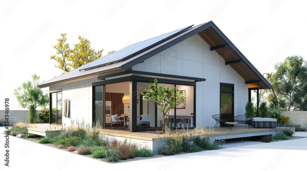 Visualize an energy-efficient starter home