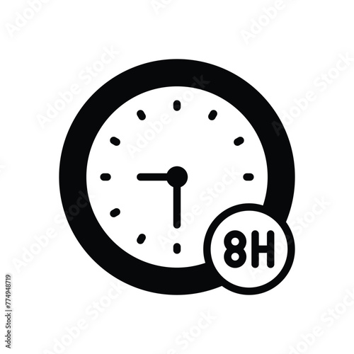 Working Hours vector icon