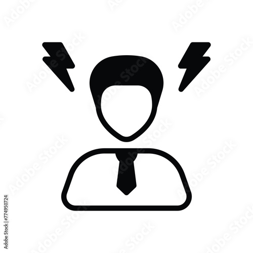 Job Tension vector icon