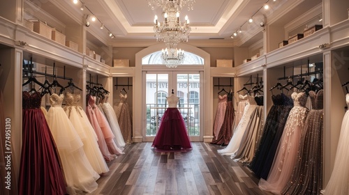 High-End Boutique Offering Selection of Formal Dresses for Sale