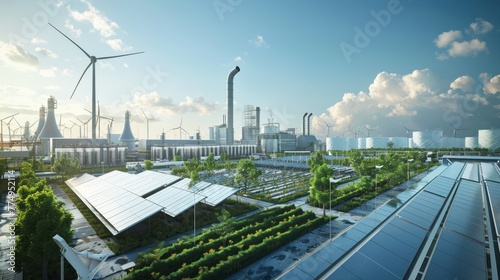 Renewable Energy-Powered Industrial Park