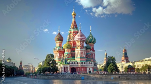 St. Basil's Cathedral as a Multicultural  photo