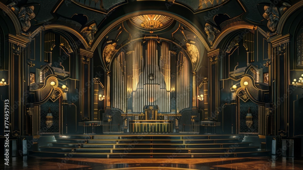 11h shot with large format camera, photo-realism, style of Art Nouveau, Art Deco, Avant Garde, black and gold 11h shot with large format camera, photo-realism, style of Art Nouveau, Art Deco, Avant Garde, black and gold