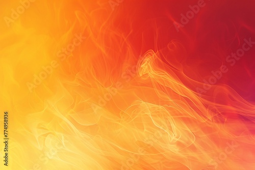 a close up of a fire © White