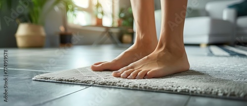 Alleviating Pain from Joint Diseases Like Hallux Valgus and Plantar Fasciitis with a Home Foot Massage. Concept Foot Massage, Joint Diseases, Hallux Valgus, Plantar Fasciitis, Home Remedies