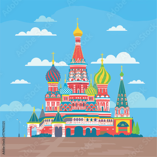 Basilius Kathedrale in Moskau  Russland