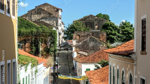 Street in the Sao Luis old town photo