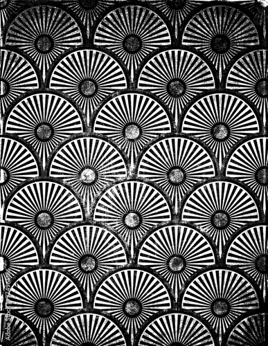 Vintage wallpaper texture with a transparent background