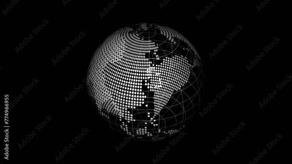 Earth globe- spinning globe planet isolated on white background - Transparent globe icon Asia globe