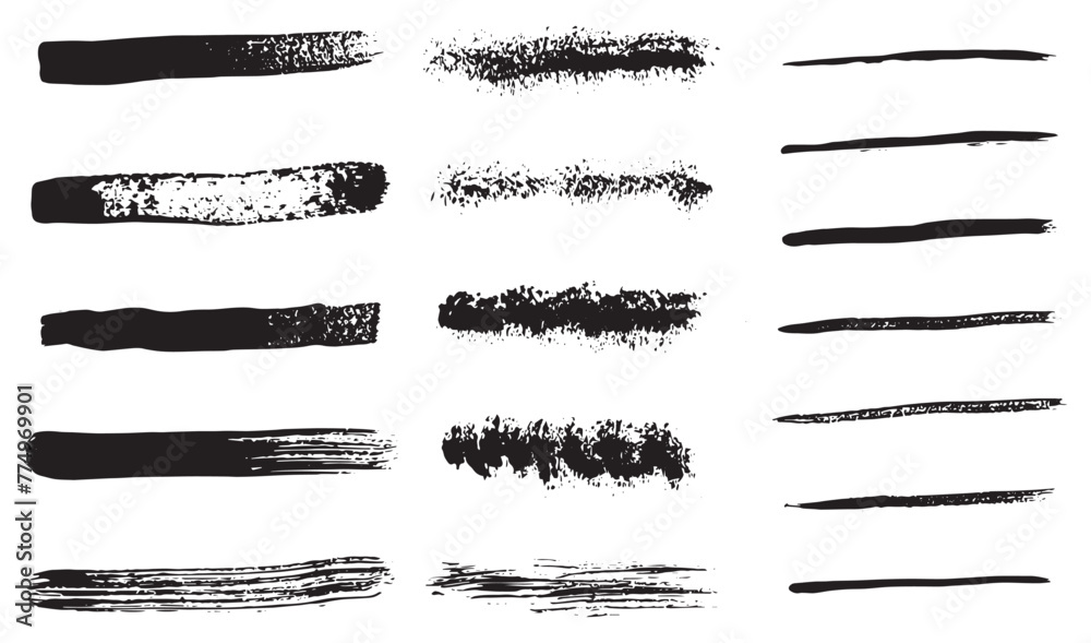Brush Elements for note-taking, highlighting, and underlining in Hand drawn-style text.