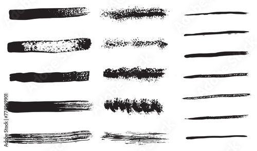 Brush Elements for note-taking, highlighting, and underlining in Hand drawn-style text.