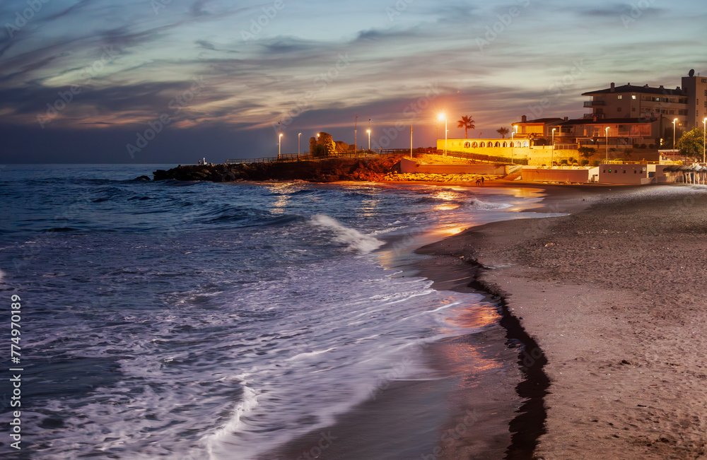 Torrecilla beach, Nerja, Spain