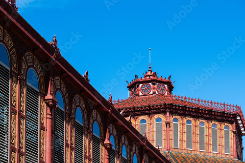Εκτύπωση καμβά Mercat Sant Antoni im Viertel El Raval, Barcelona, Spanien