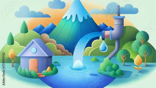 An educational program on sustainable water usage including tips for conserving water and properly managing wastewater.