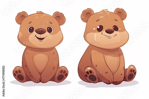 a cartoon of a bear