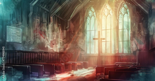 a background for a trello board for the operations of an evangelical church photo