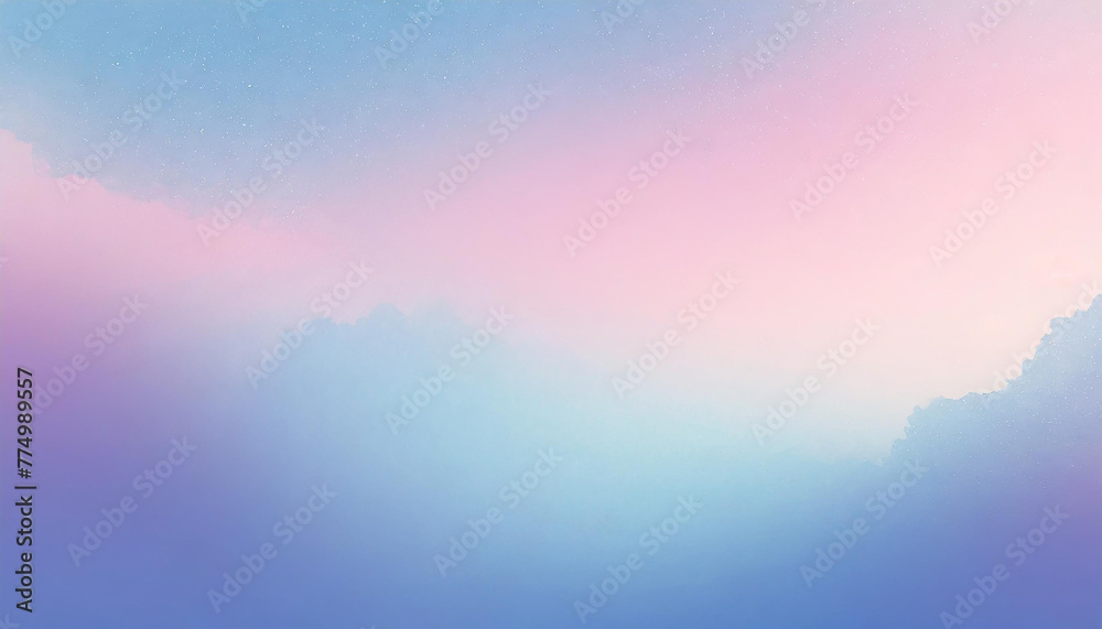 Abstract blue and pink pastel gradient background. Bright minimalist design.