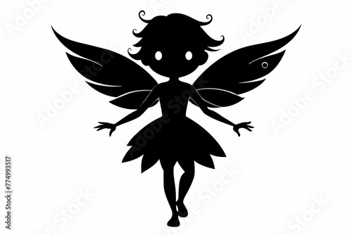 fairy outline children s book nolo silhouette photo