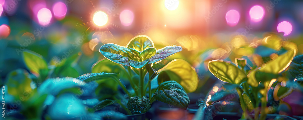 Vertical Farming Rack with Green Spinach Growing in a Hydroponics ...