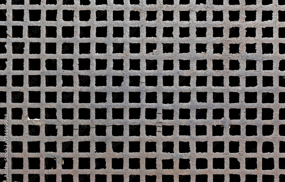 Perforated metallic surface texture background Perforated metallic surface texture background
