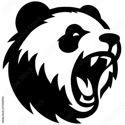 Panda's expression was angry