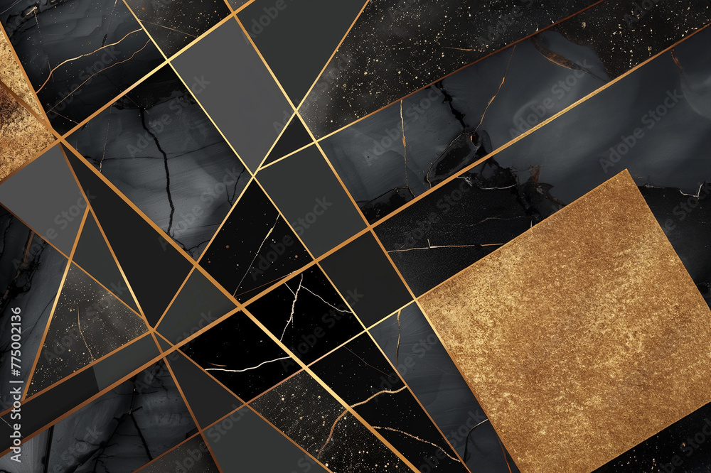 custom made wallpaper toronto digitalBlack and gold geometric background with golden lines and texture