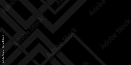 Black and gray vector futuristic tech glow and shinning line simple modern abstract background. Vector abstract graphic design banner pattern presentation background web template. photo