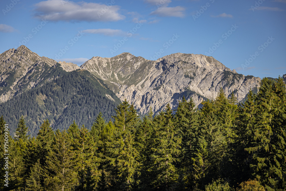 Zugspitze, the highest peak of the Wetterstein Mountains, Germany Zugspitze, the highest peak of the Wetterstein Mountains, Germany