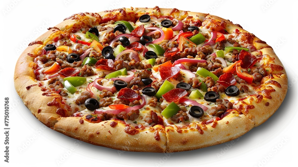 Supreme Pizza with a Rich Variety of Toppings Supreme Pizza with a Rich Variety of Toppings