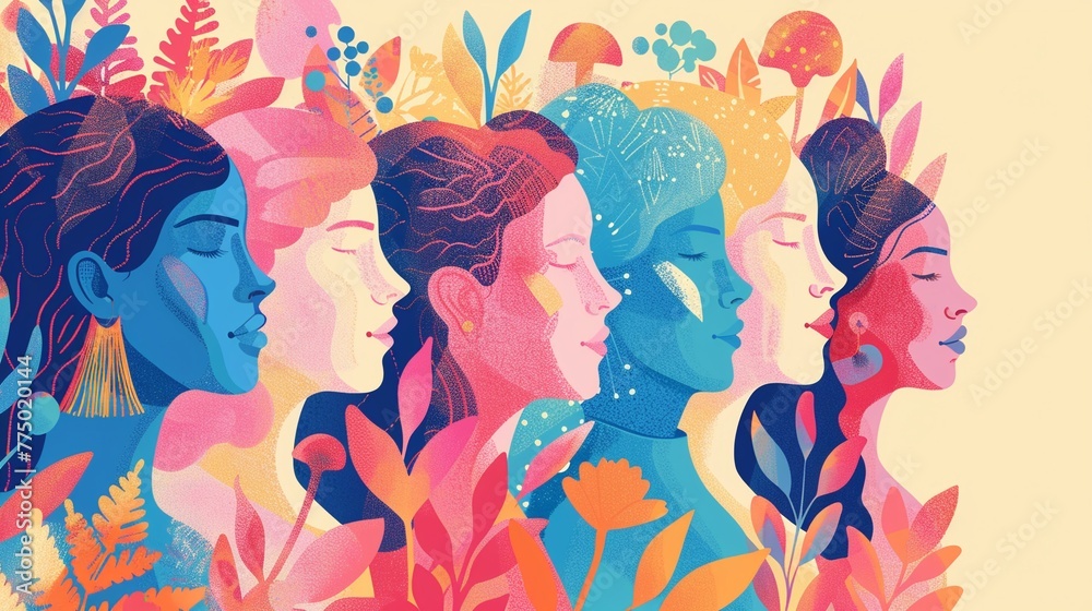 Supporting Womens Health Create an illustration promoting womens health and wellbeing, with women advocating for access to healthcare, reproductive rights, and mental health support ,high resolution Supporting Womens Health Create an illustration promoting womens health and wellbeing, with women advocating for access to healthcare, reproductive rights, and mental health support ,high resolution