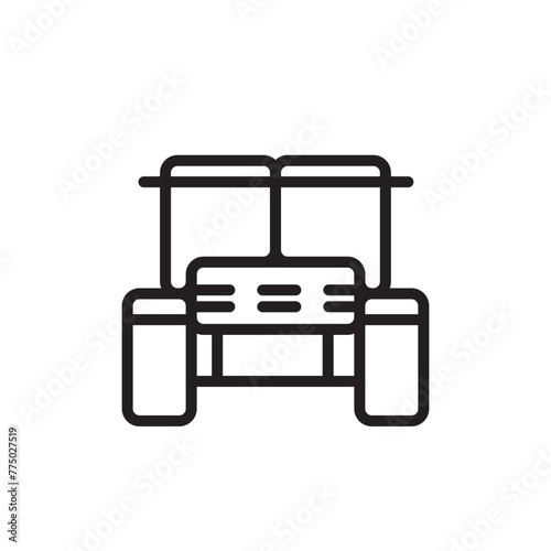 Cotton Production Factory Line Icon