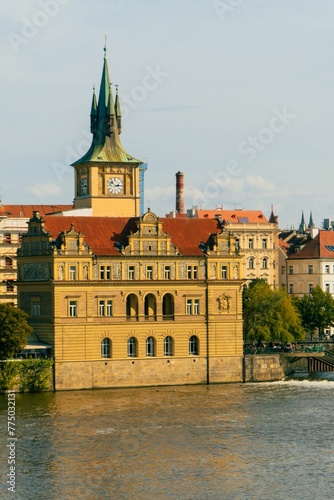 Beautiful view of the Bedrich Smetana Museum in Prague, Czechia photo